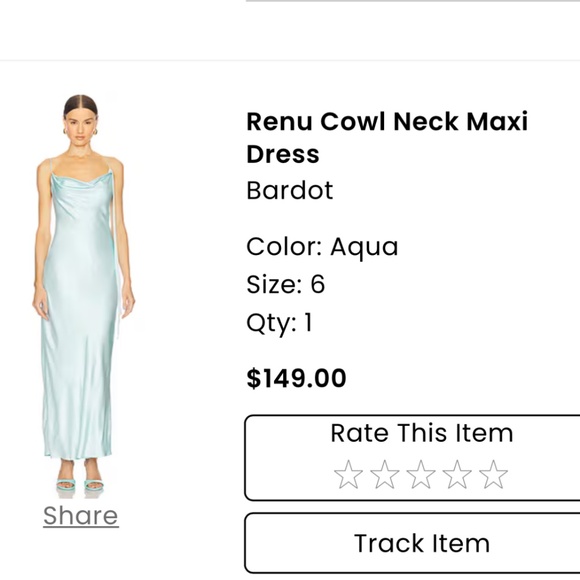 Bardot Renu Cowl Neck Maxi Dress - NWT - Picture 1 of 1